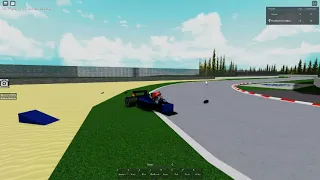 1994 Simtek Ford, Roland Ratzenberger crash recreation