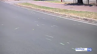 2018-08-16 PRATO - SCONTRO TRA UN TAXI E UNA BICI, CICLISTA GRAVISSIMO