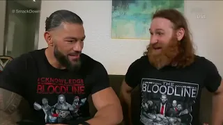 Roman Reigns- Sami Zayn Backstage Segment in His Hometown (Montreal Canada) 2022