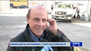 Winning $298 million Powerball ticket sold in Brooklyn