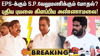 BREAKING | EPS-க்கும் S.P. Velumani-க்கும் மோதல்? புதிய புயலை கிளப்பிய Annamalai! | ADMK | BJP