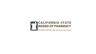 California State Board of Pharmacy Meeting -- December 10, 2020