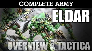 ELDAR Complete Army Overview, Tactica & Battle Plan! Warhammer 40K Army Showcase