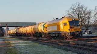 ER20CF-036 (LTG Cargo) with loaded oil tanks from Mažeikiai approaching Jelgava