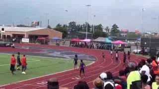 Houston Sonics 9-10 girls 4x100 relay - 5/31/2014