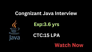 Selected | congnizant java realtime interview 3.6 years experience | spring boot | Microservices
