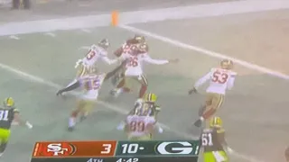 49ers BLOCK Punt And Get Touchdown Against Packers / NFC Divisional Round