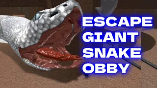 Roblox Obby Escape A Giant Snake Obby! Full Gameplay No Death Speed Run