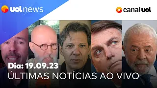 🔴 Lula na ONU, gasto com cartão corporativo, caso Heloísa; Unisa expulsa alunos e + notícias ao vivo