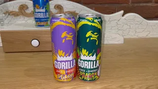 Gorilla Dragon Fruit+Pineapple & Peach+Apricot energy drinks