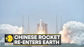 Debris from Chinese Long March 5B rocket falls back to Earth | Latest English News | WION News