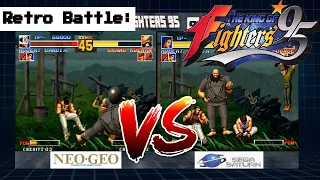 King Of Fighters 95 Neo Geo AES vs Sega Saturn