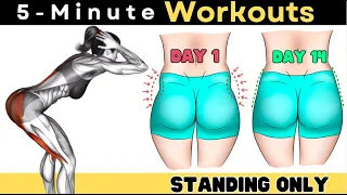 THE BEST 5 MINUTE WORKOUT TO BURN THIGH FAT