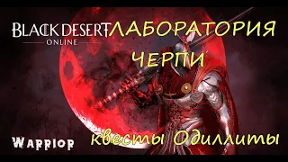 Black Desert Online Лаборатория Черпи Квесты Одиллиты