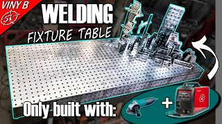 DIY WELDING FIXTURE TABLE made only using a  grinder and a welder ?