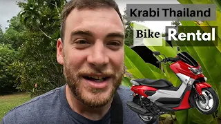 Renting a motorcycle in Krabi | Thailand vlog. This was a disaster!￼