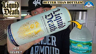 Liquid Death Mountain Water® Review! ⛰️🚰 | Better Than Bottled Water? | ALL HYPE? | theendorsement