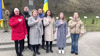 Мітинг приурочений початку АТО, Канів