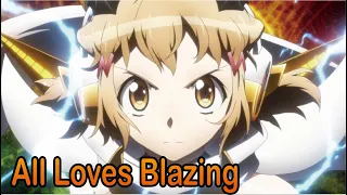 【Lyrics AMV】戦姫絶唱シンフォギア XV EP.1 OST 〈ALL LOVES BLAZING  ft. 立花響 CV.悠木碧 〉