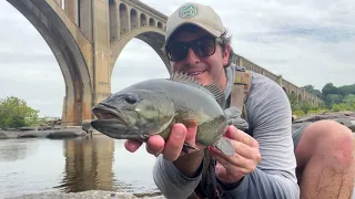 Wade Fishing the James River in Richmond