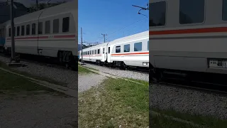 Austrian railways OBB, Slovenian railways carriages arrival Ljubljana #shorts #train #trainspotting