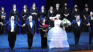 Curtain Call. Sondra Radvanovsky & Riccardo Frizza Le tre regine in Teatro di San Carlo. 02.19.2022