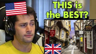 American Reacts to the 10 Most LOVED Cities in England