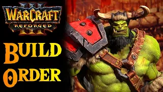 Warcraft 3 Reforged ORC Build Order - BEGINNERS