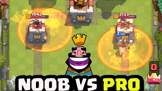 NOOB VS PRO USANDO ESPELHO NO CLASH ROYALE | MOMENTOS ENGRAÇADOS