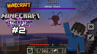 surviving the wither storm in minecraft gameplay part 2 @TazoLaTaza  CWSMBP V0.4 MCPE/MCBE