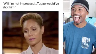 Will Smith SLAP Chris Rock Oscars MEMES | Jada Pinkett Responds!! Alonzo Lerone