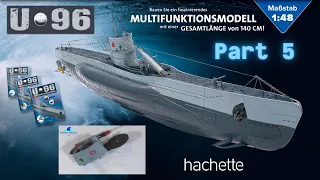 Hachette U-Boot U 96 (Metall) Part 5 - Rechte Turmhälfte und Positionslaternen!