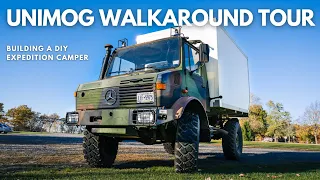 Unimog Walkaround Tour - Ex-German Military 4x4 Ambulance - DIY Expedition Overland Camper Pre-Build