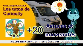 Les dernières astuces pour camping-car, le rendez-vous 2024 ! De quoi trouver votre bonheur !!!