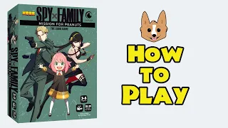 How to Play Spy x Family Mission for Peanuts The Card Game  |  The Game Flames