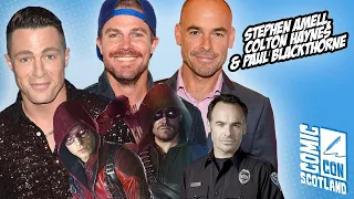 Stephen Amell, Paul Blackthorne & Colton Haynes | Full Q&A | Comic-Con Scotland 2023