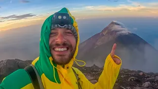 We're Caught in a Storm at the Summit! The Deadly Fuego Volcano
