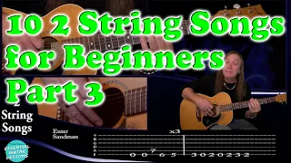 10 2 String Guitar Songs Part 3   Beginners Guitar Songs   Easy songs to play on guitar