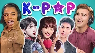 COLLEGE KIDS REACT TO K-POP (BTS, MONSTA X, SEVENTEEN, TWICE, Red Velvet)