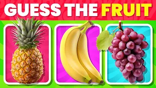 Guess the Fruit 🍍🍌🍇 | 40 Different Types of Fruits | Fruits Quiz