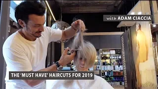 How to Cut a Short Textured Bob Haircut on Episode #55 of HairTube© with Adam Ciaccia