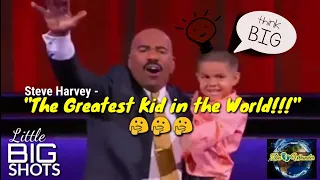 Little Big Shots - Steve Harvey with Luis (Math Genius)  "The Greatest Kid in the World"🤔🤔🤔