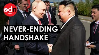 Vladimir Putin and Kim Jong Un's Bizarre 40-Second Handshake