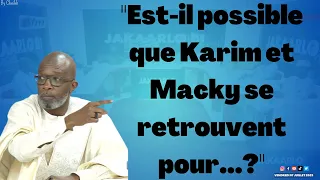 Bouba Ndour : "Est-il possible que Karim et Macky se retrouvent pour...?"