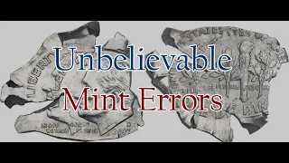 Unbelievable Mint Errors - Defective Planchets - Struck Through - Planchet Flaws