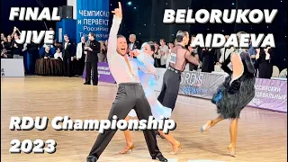 Kirill Belorukov - Valeria Aidaeva | Jive | RDU Championship 2023 | Final