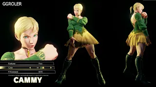SFV:CE 👗 Cammy all official costumes 👗