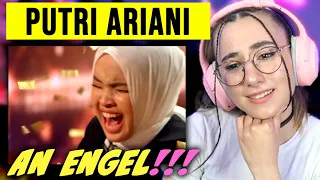 Singer Reacts - Putri Ariani receives the GOLDEN BUZZER Auditions | AGT 2023