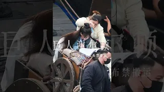 [Reuters] Zhao Lusi at “The Legend of Jewelry “ filming set