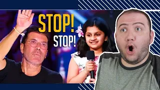 Simon Cowell STOPS 10 Year-Old Indian Girl Mid-Performance! It will Blow Your Mind! Producer Reacts